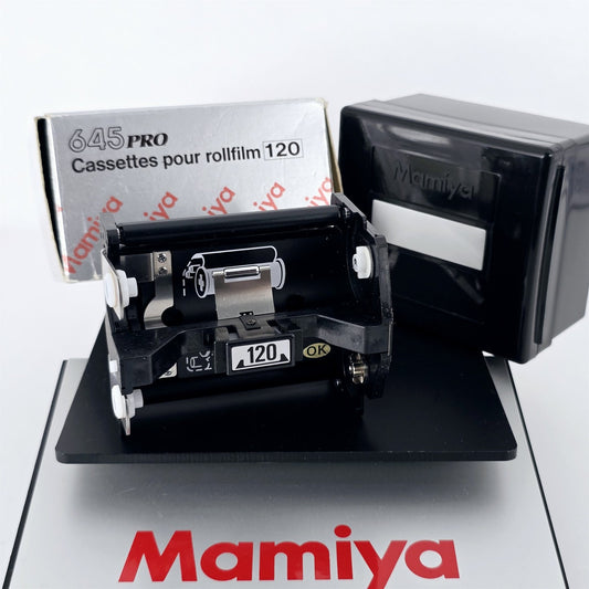 [Pre-owned] Mamiya 645 Pro Roll Film Insert 120 6x4.5 Medium Format — Mint — Japan #5311