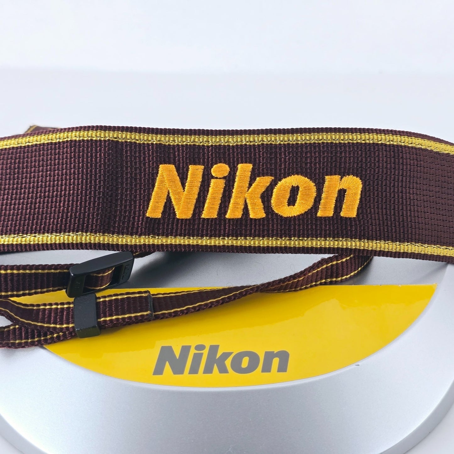[Pre-owned] Nikon AN-6W Wide Nylon Neck Strap 1.77in Plastic Buckle for F3 — Top MINT — Japan #1871