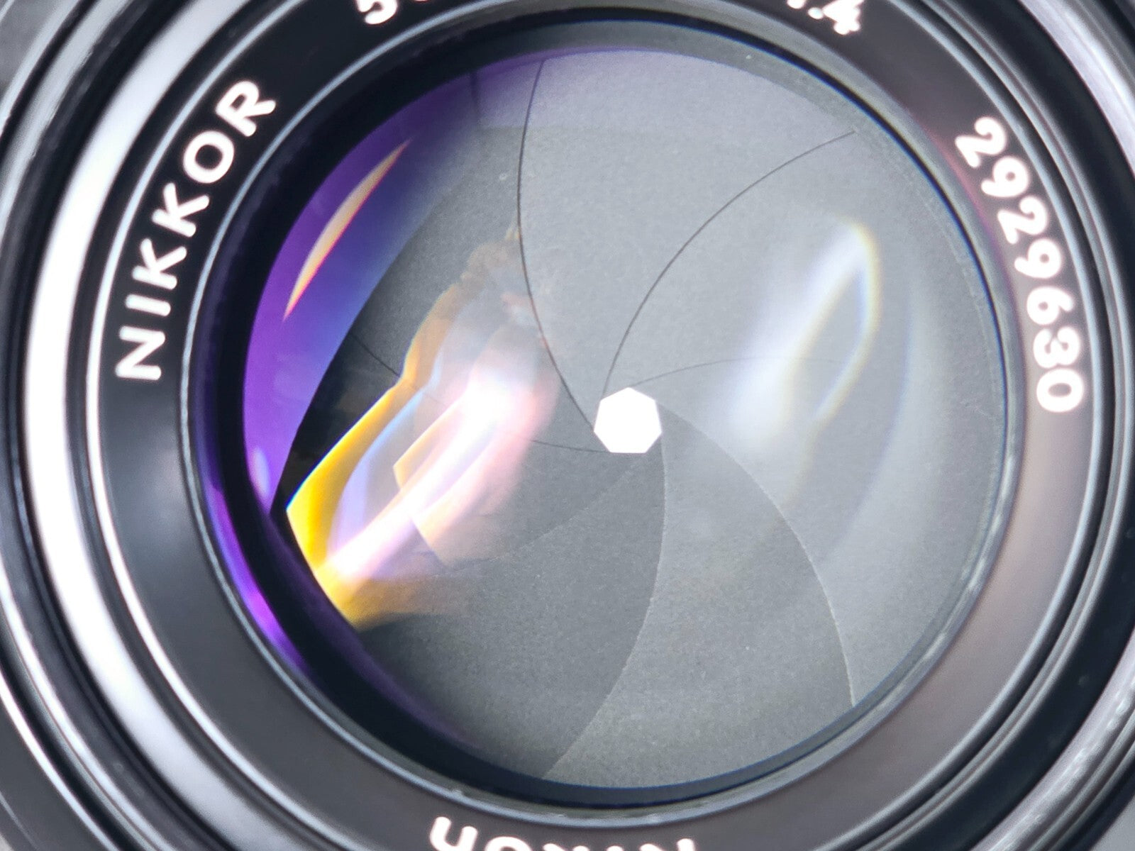 🌸[Near MINT] Nikon Non Ai Nikkor 50mm F1.4 MF Standerd Lens From Japan