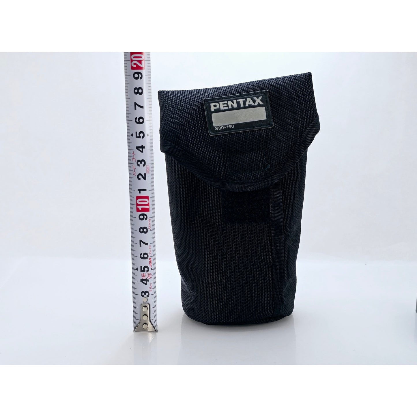 [Pre-owned] Pentax S80-160mm Genuine Soft Lens Case — Near MINT — Japan #2888