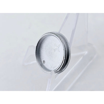 [Pre-owned] Olympus OM-1 Silver Battery Cover Cap for OM-1/1N/2/2N — Near MINT — Japan #4748