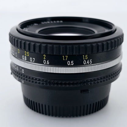 [Pre-owned] Nikon Ai-S Nikkor 50mm f/1.8 MF Pancake Prime Lens — Near Mint — Japan #5734