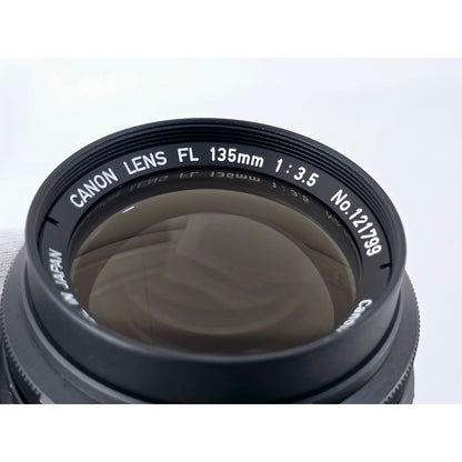[Pre-owned] Canon FL 135mm F3.5 MF Telephoto Lens — Near MINT+++ — Japan #3818