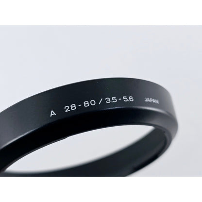 [Pre-owned] Minolta A 28-80mm f/3.5-5.6 Plastic Lens Hood — Near MINT — Japan #3875