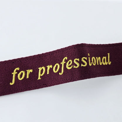 [Pre-owned] Canon Gold Embroidered Logo Neck Strap for EOS Digital — Top Mint — Japan #5441