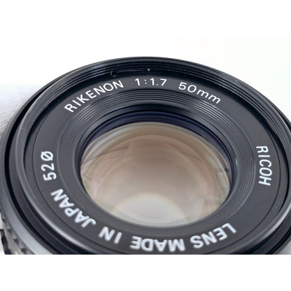 [Pre-owned] Ricoh XR 7 SLR 35mm Film Camera with Rikenon 50mm F1.7 — Near MINT — Japan #3474