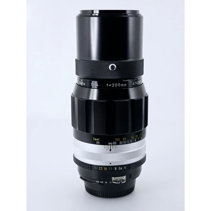 [Pre-owned] Nikon Nikkor Q Auto 200mm F4 Ai Converted Telephoto Lens — Near MINT — Japan #4410