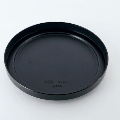 [Pre-owned] Contax Metal Lens Cap Black 89mm K84 K-84 — MINT — Japan #1765