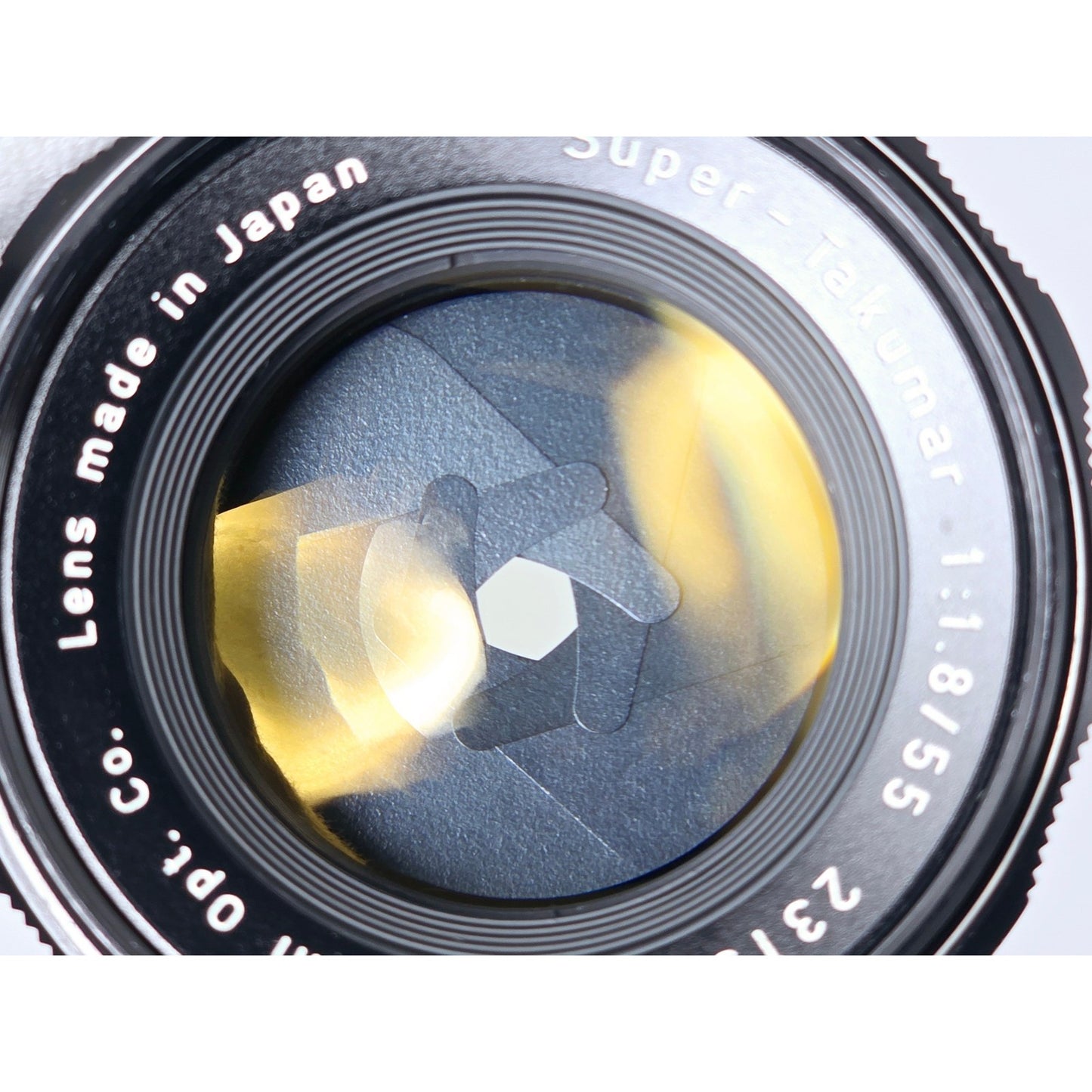 [Pre-owned] Pentax Super-Takumar 55mm F1.8 Standard MF Lens M42 — Near MINT+++ — Japan #4624