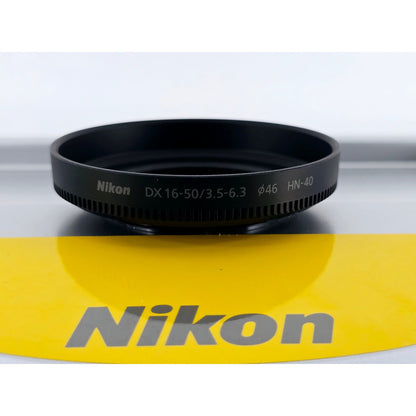 [Pre-owned] Nikon Lens Hood HN-40 for DX 16-50mm F3.5-6.3 VR 46mm — MINT — Japan #3885