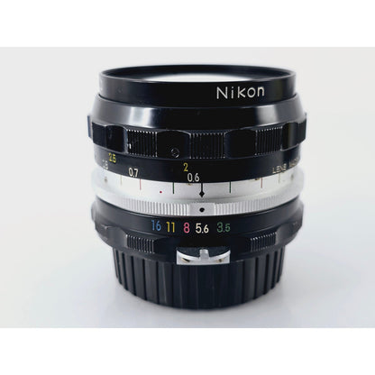 [Pre-owned] Nikon Nikkor-H Auto 28mm F3.5 Non-Ai MF Lens — Near MINT — Japan #2624