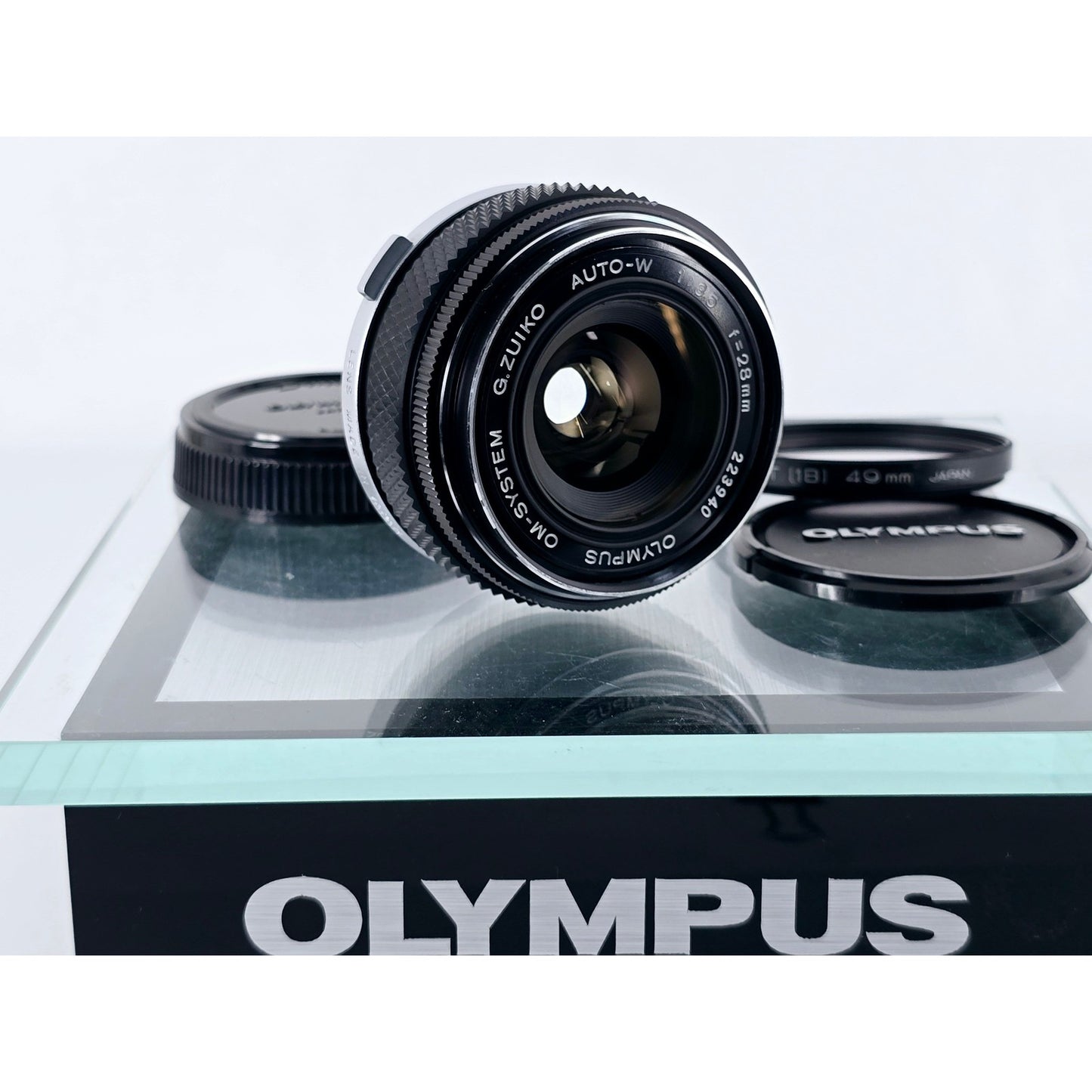[Pre-owned] Olympus G.Zuiko Auto-W 28mm F3.5 MF Lens — Near MINT — Japan #4363