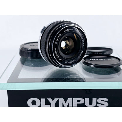 [Pre-owned] Olympus G.Zuiko Auto-W 28mm F3.5 MF Lens — Near MINT — Japan #4363