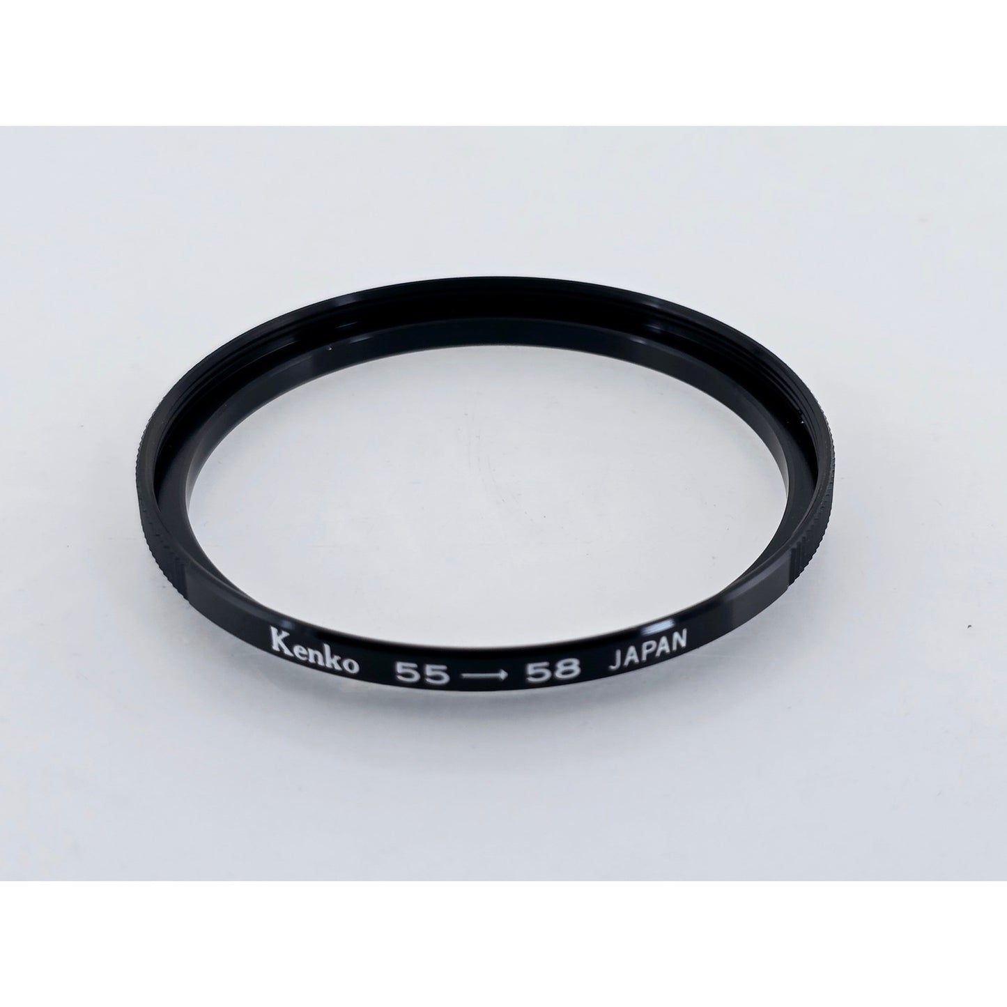 [Pre-owned] Kenko Metal Step Up Adapter Ring 55mm Lens to 58mm Filter — MINT — Japan #3918