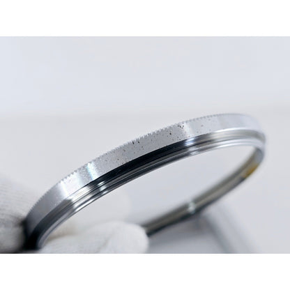 [Pre-owned] Nikon L38 52mm Chrome Frame Lens Filter — Near MINT — Japan #3690