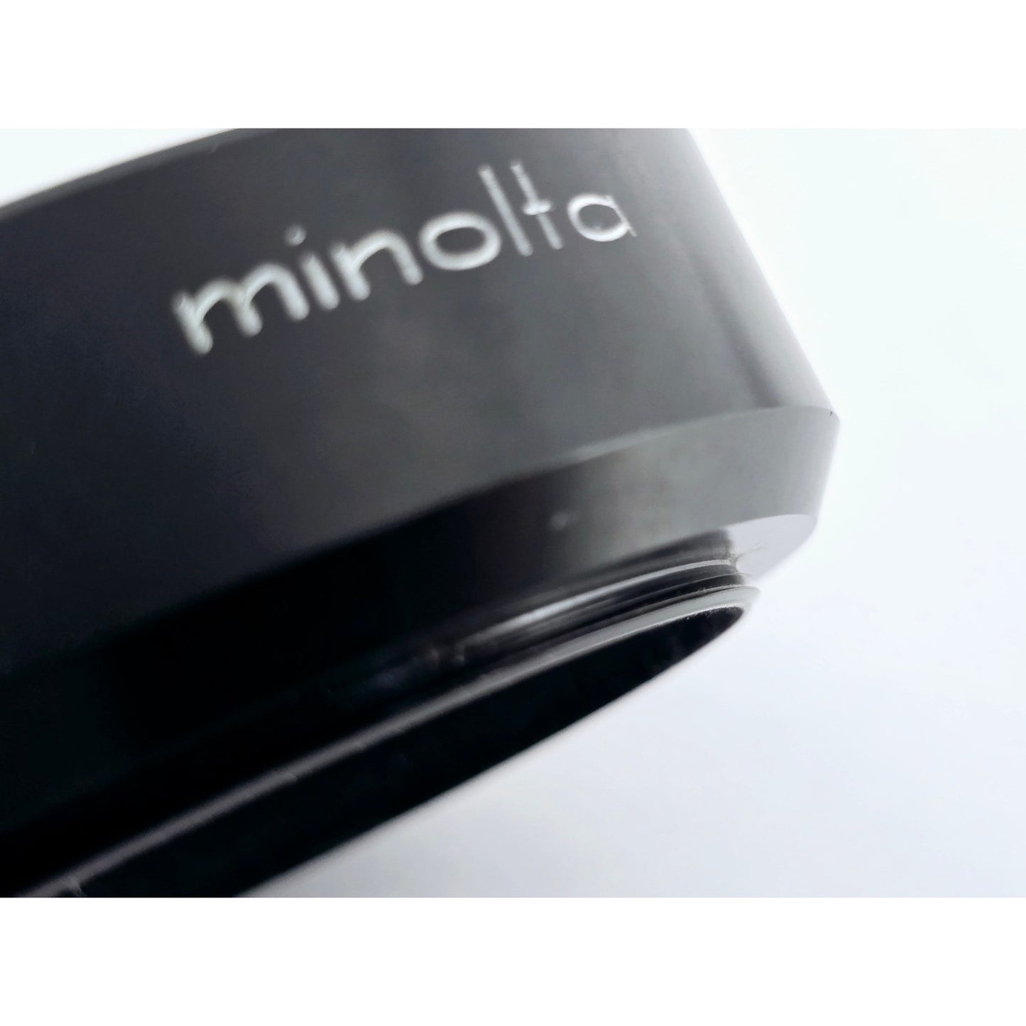 [Pre-owned] Minolta Metal Lens Hood 55mm for MC 50mm F1.4/F1.7 — Near MINT — Japan #3411