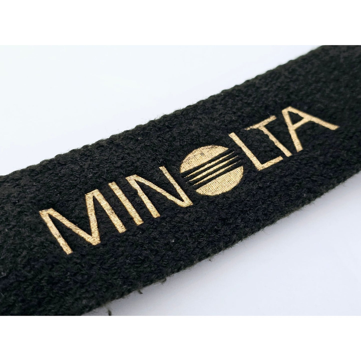 [Pre-owned] Minolta Camera Strap Gold Selection for Dynax Maxxum — Excellent+++++ — Japan #5160