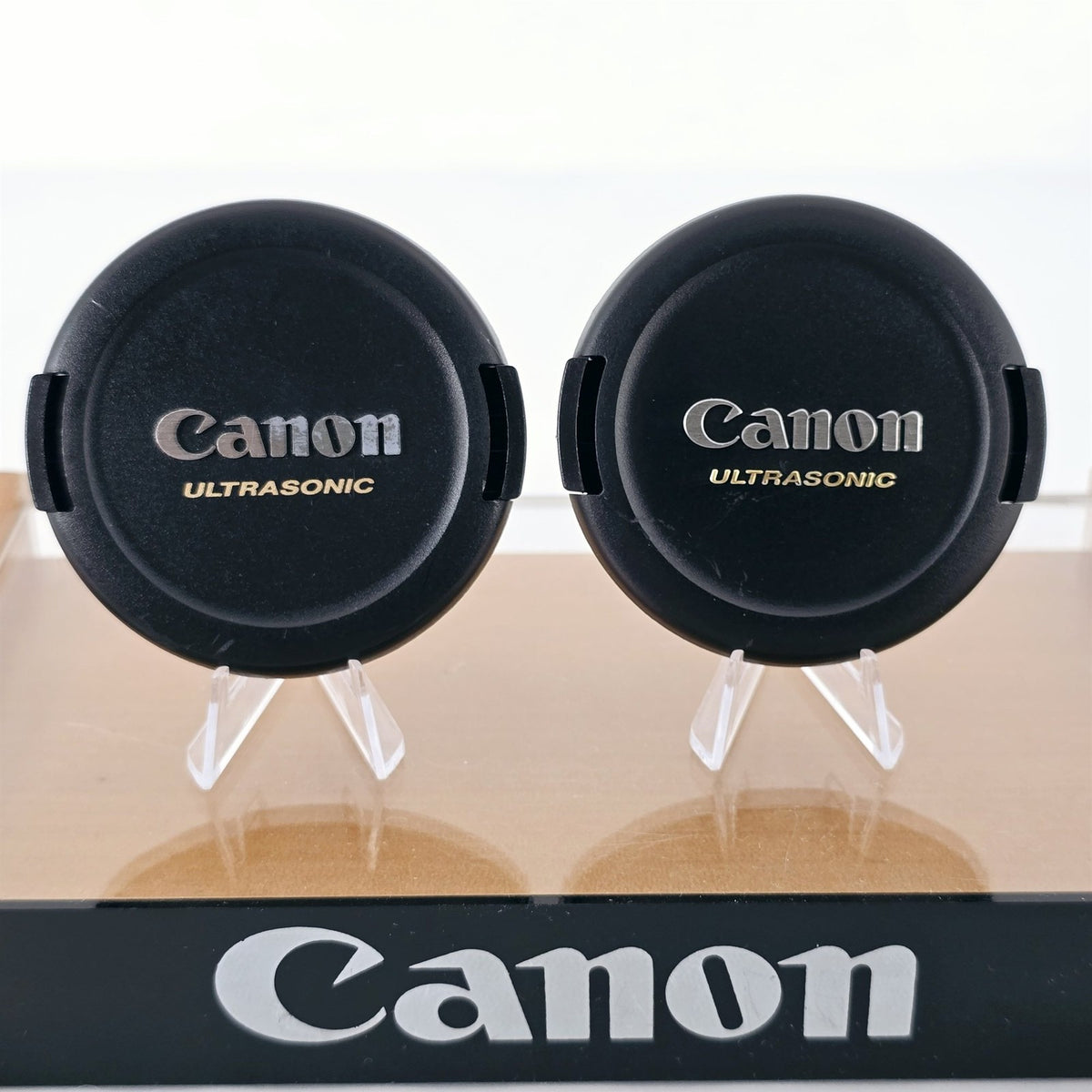 [Pre-owned] Canon Front Lens Cap E-52U 52mm (Set of 2) — Near Mint+++ — Japan #5536