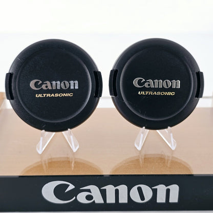 [Pre-owned] Canon Front Lens Cap E-52U 52mm (Set of 2) — Near Mint+++ — Japan #5536