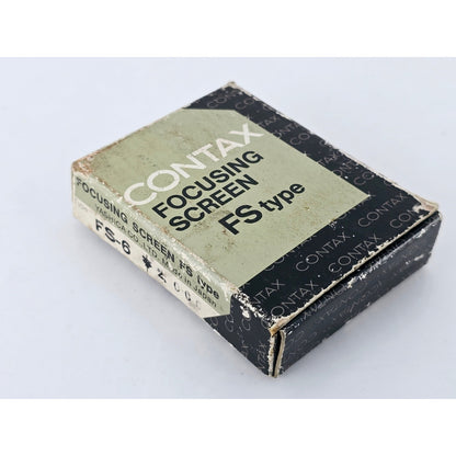 [Pre-owned] Contax Focusing Screen FS-6 Type Genuine for RTS II III — Near MINT — Japan #3977