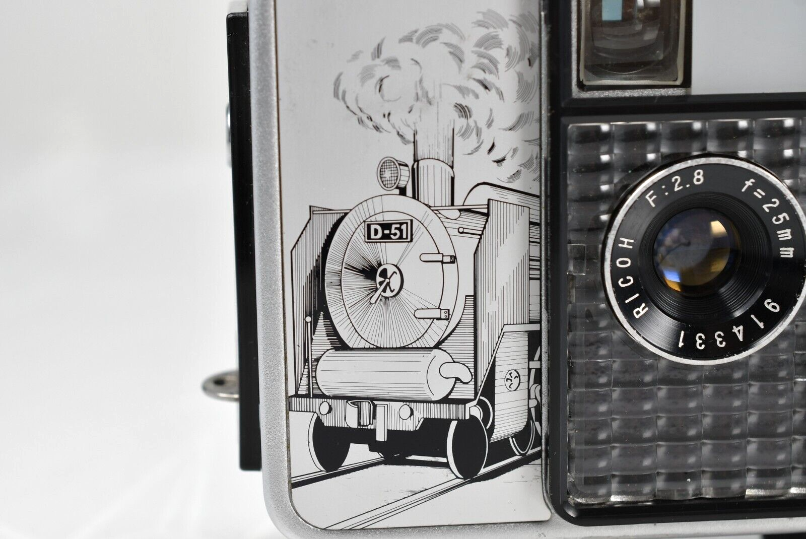 Extremely RARE! "Railroad 100th Anniversary" Ricoh Auto Half E Film Camera JAPAN