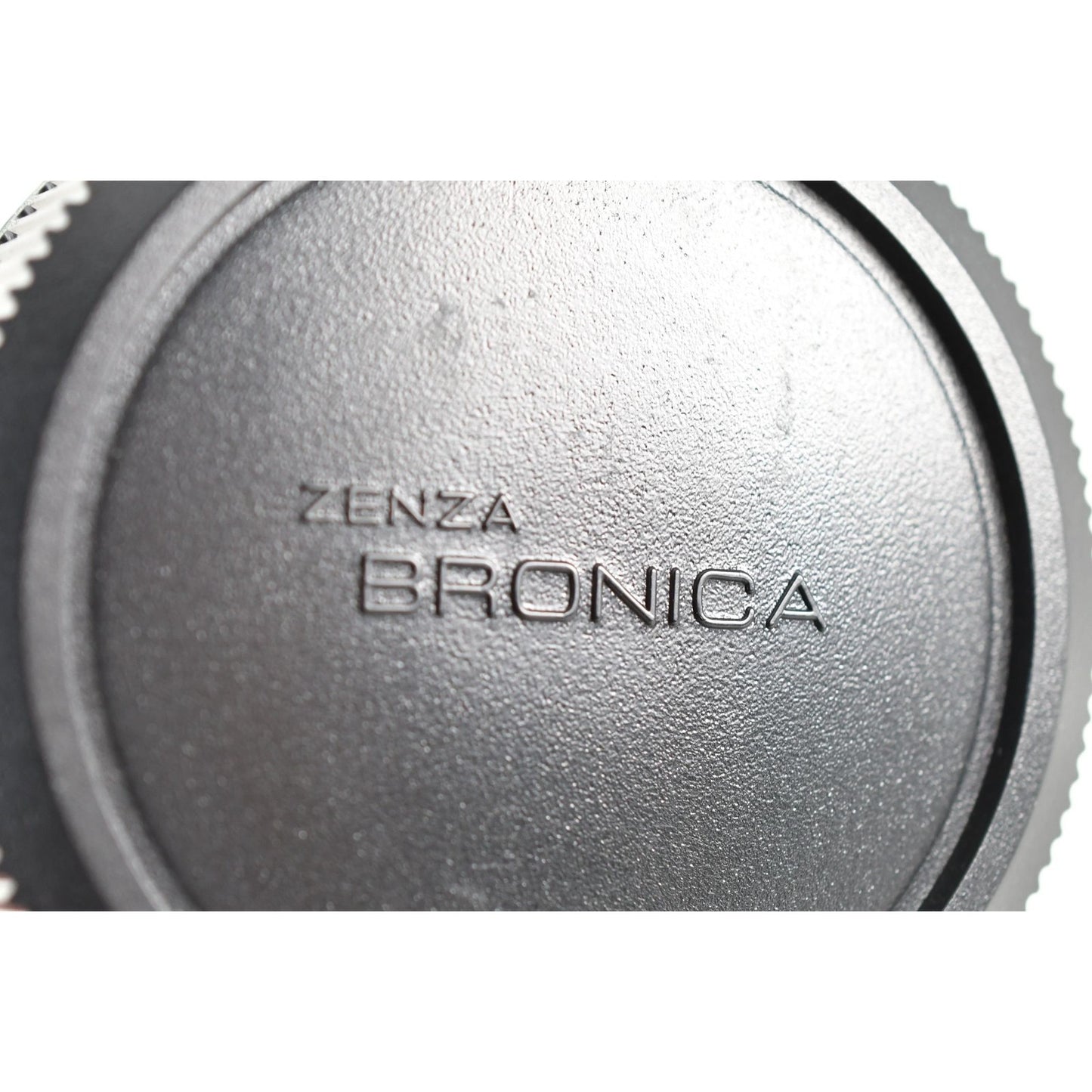 [Pre-owned] Zenza Bronica ETR Body Cap & Rear Lens Cap — Top MINT — Japan #2186