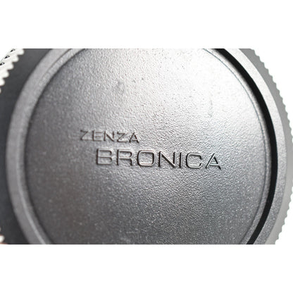 [Pre-owned] Zenza Bronica ETR Body Cap & Rear Lens Cap — Top MINT — Japan #2186