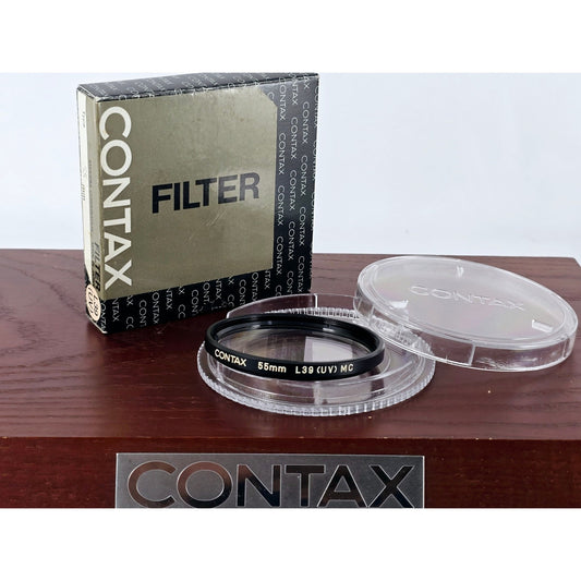 [Pre-owned] Contax 55mm L39 (UV) MC Lens Filter — MINT — Japan #3655