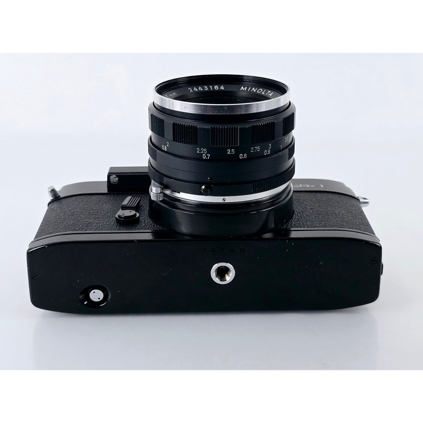 [Pre-owned] Minolta SR-1 Black 35mm Film Camera with Auto Rokkor 55mm F1.8 — Near MINT — Japan #2771