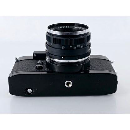 [Pre-owned] Minolta SR-1 Black 35mm Film Camera with Auto Rokkor 55mm F1.8 — Near MINT — Japan #2771