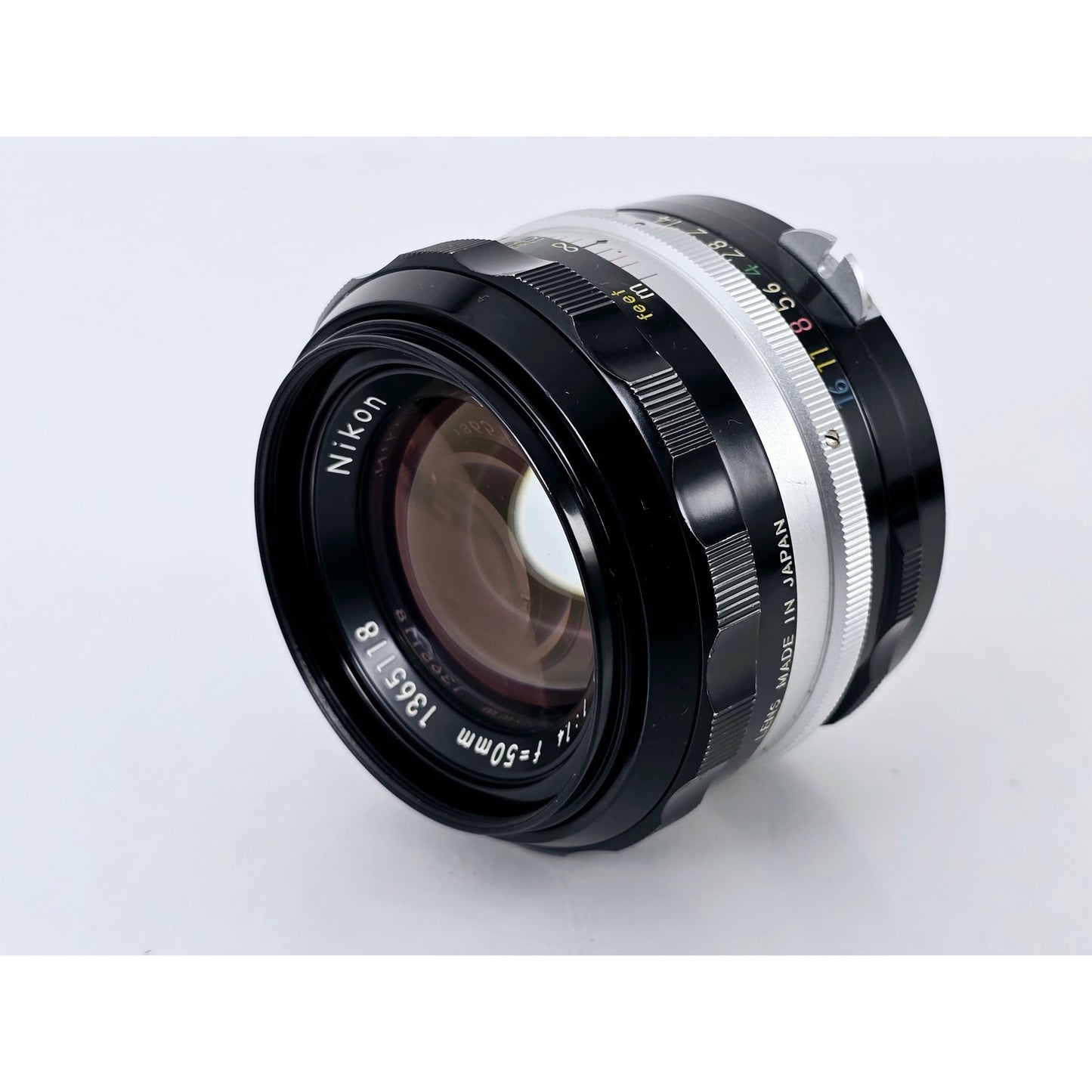 [Pre-owned] Nikon Nikkor-S.C Auto 50mm f/1.4 Non-Ai MF Lens — Near MINT — Japan #3124