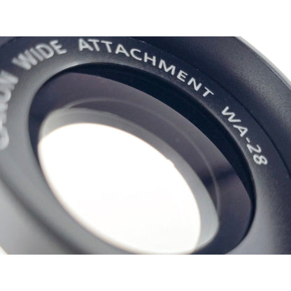 [Pre-owned] Canon WA-28 Wide Attachment Lens for Camcorder — Near MINT — Japan #3841