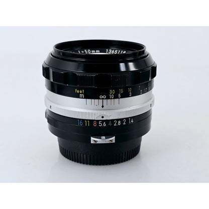 [Pre-owned] Nikon Nikkor-S.C Auto 50mm f/1.4 Non-Ai MF Lens — Near MINT — Japan #3124