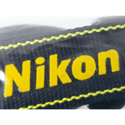 [Pre-owned] Nikon Genuine Camera Neck Strap 1.33in (3.4cm) — Unopened — Japan #3582
