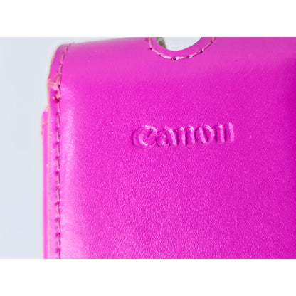 [Pre-owned] Canon IXY Digital Camera Case Pink — Top MINT — Japan #4658