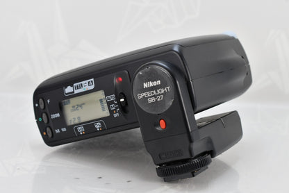Tested🌸[MINT] Nikon Genuine Speedlight SB-27 Shoe Mount Flash w/Case From Japan
