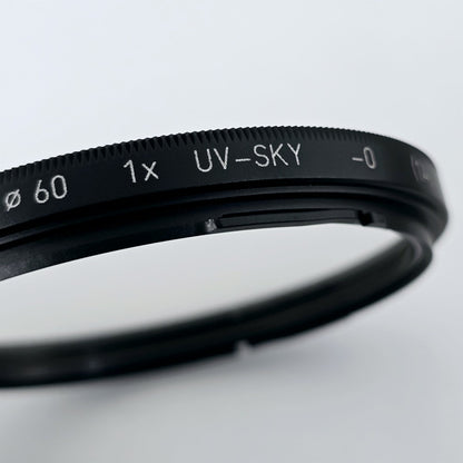 [Pre-owned] Hasselblad B60 UV Sky -0 1A MC Protect Bayonet Filter 41608 — Mint — Japan #5559