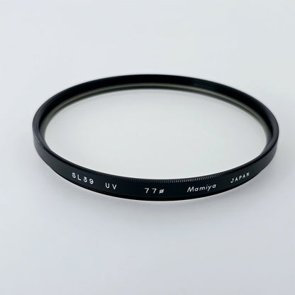 [Pre-owned] Genuine Mamiya SL39 UV 77mm Lens Protective Filter — Mint — Japan #5425