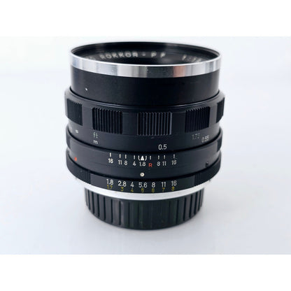 [Pre-owned] Minolta SR-1 Black 35mm Film Camera with Auto Rokkor 55mm F1.8 — Near MINT — Japan #2771