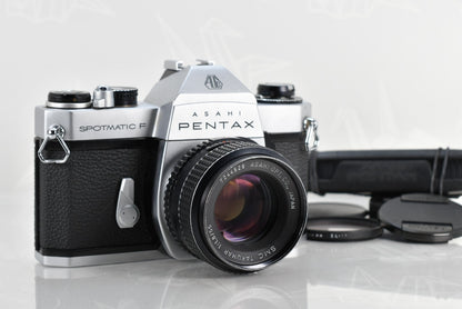 Read🌸[Excellent] Pentax Spotmatic F SPF 35mm Film Camera 55mm F1.8 Lens Japan