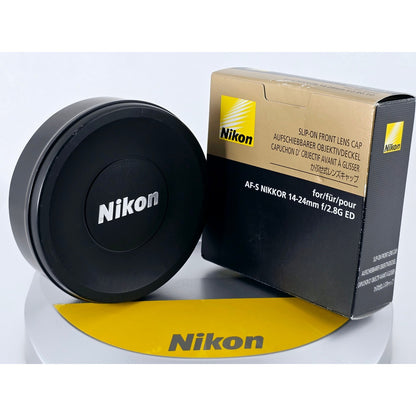 [Pre-owned] Genuine Nikon Slip-On Front Lens Cap for AF-S 14-24mm f/2.8G ED — Near MINT — Japan #4770