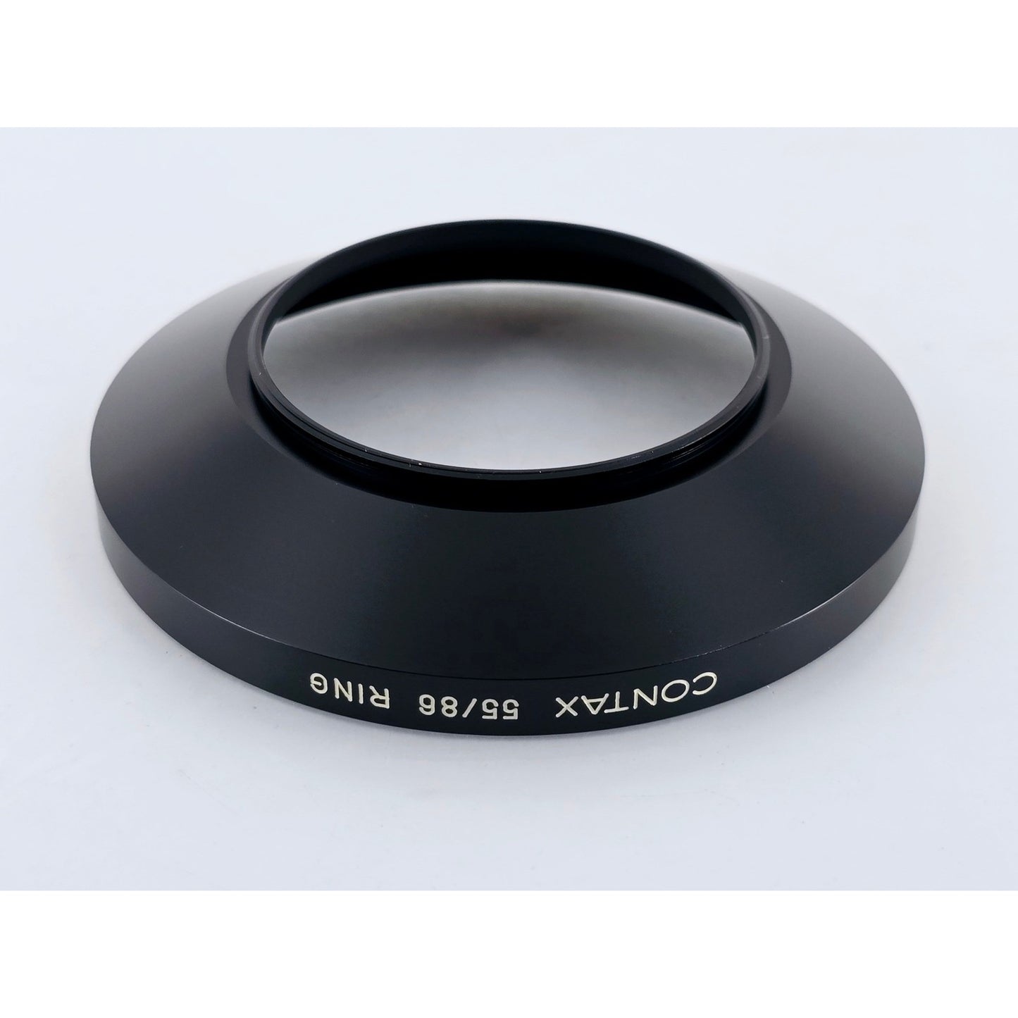 [Pre-owned] Contax 55/86 Step Up Ring Adapter Genuine Filter Hood — Unused — Japan #3954