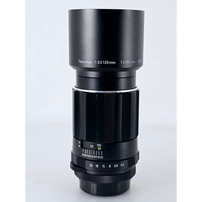 [Pre-owned] Pentax Super-Takumar 135mm F3.5 MF Telephoto Lens M42 — Near MINT — Japan #4154