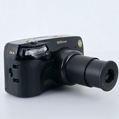 [Pre-owned] Olympus OZ 120 Zoom Point & Shoot 35mm Film Camera Black — Near Mint — Japan #5652