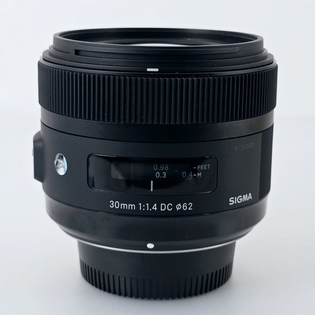 [Pre-owned] Sigma 30mm f/1.4 DC HSM AF Prime Lens for Nikon F Mount — Mint — Japan #5694